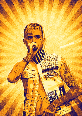 Lil Peep Retro Poster