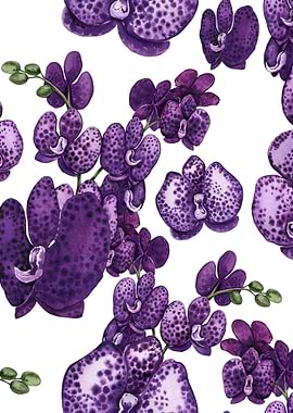 Orchids Pattern 04