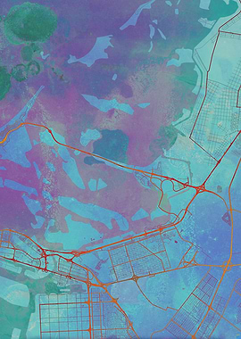 Abu Dhabi Street Map