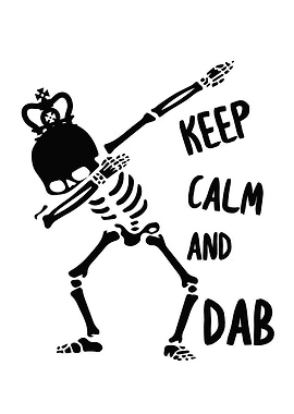 Dabbing Skeleton