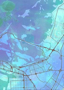 Abu Dhabi Street Map