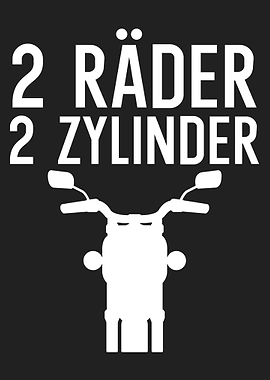 2 Raeder 2 Zylinder