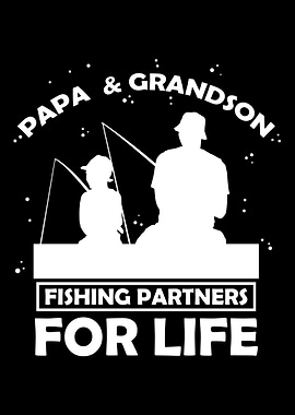 Papa and Grandson Fishing