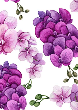 Orchids Pattern 03