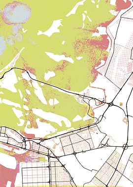 Abu Dhabi Street Map