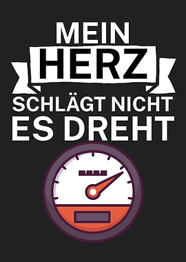 Herz Dreht Motorrad Moped