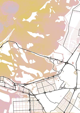 Abu Dhabi Street Map