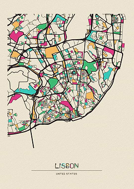 Lisbon Map