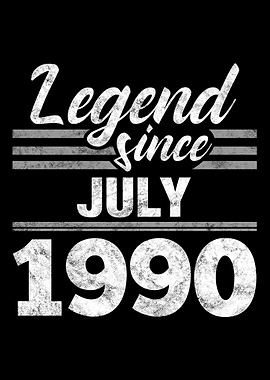Legend Since July 1990