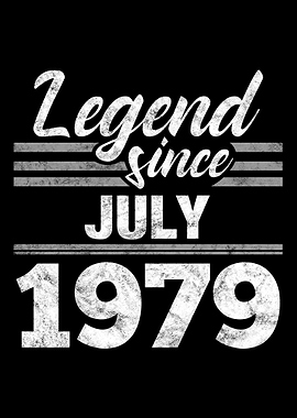 Legend Since July 1979