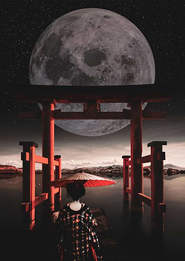 Waiting under the moon