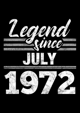 Legend Since July 1972