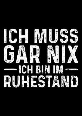 Ich Muss Gar Nix Ich Bin I