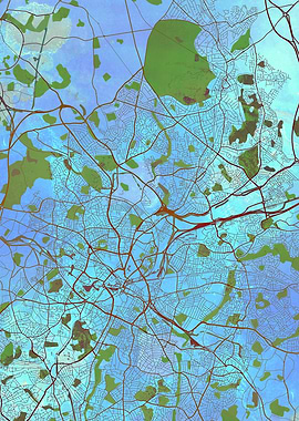 Birmingham Street Map
