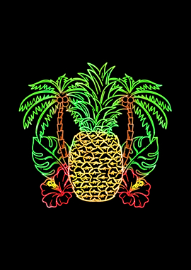 Aloha Pineapple Palm Tree