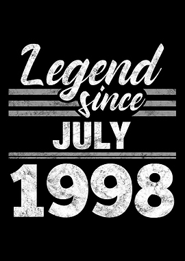 Legend Since July 1998