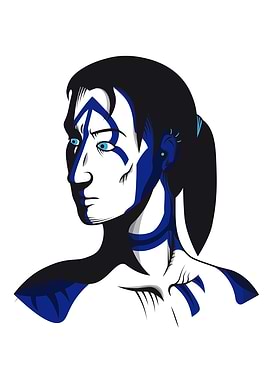 Shieldmaiden in blue 5