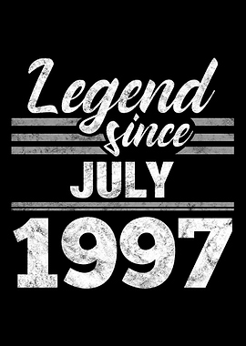 Legend Since July 1997