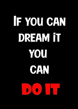 You can do it