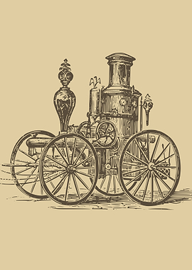 Retro Carriage Automobile