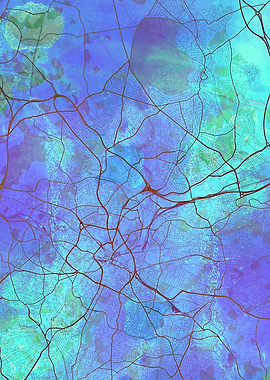 Birmingham Street Map