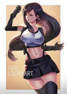 Tifa Lockhart Anime style