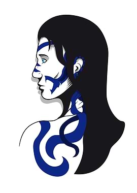 Shieldmaiden in blue 3