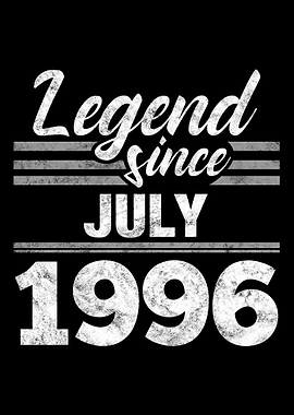 Legend Since July 1996