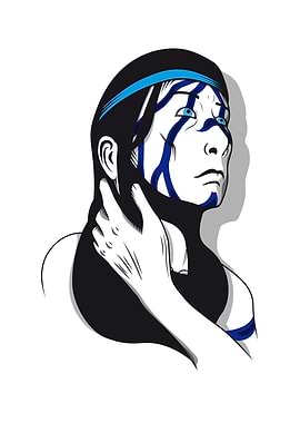 Shieldmaiden in blue 1