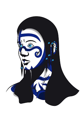 Shieldmaiden in blue 6