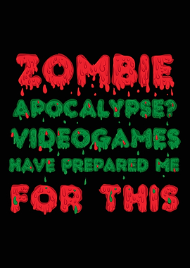 Funny Zombi Gamer Gift