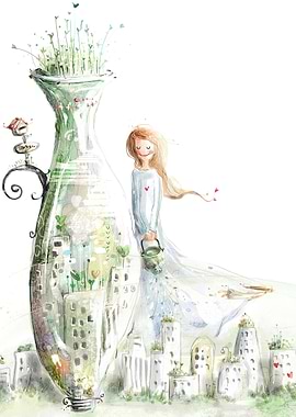 Draw a fantasy world