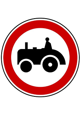 Serbian Road Sign