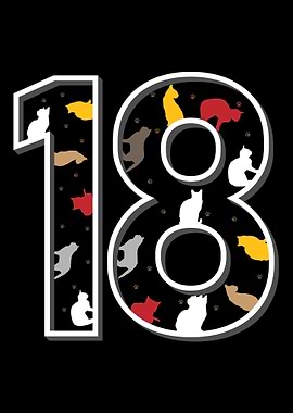 18th birthday cat present