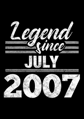 Legend Since July 2007