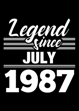 Legend Since July 1987