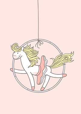 Circus Aerial Hoop Pony