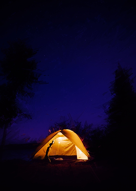 Tent at Night