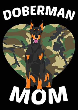 Doberman Dog Mom Dad Gift