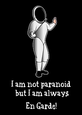 Fencer In Full Outfit