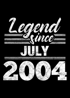 Legend Since July 2004