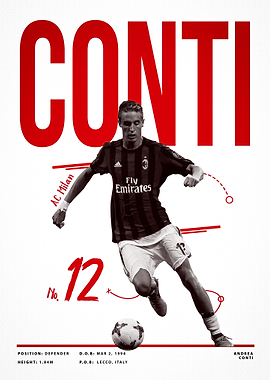 Andrea Conti 12 Player
