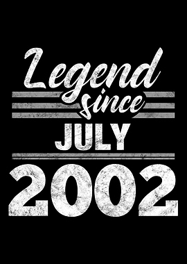 Legend Since July 2002