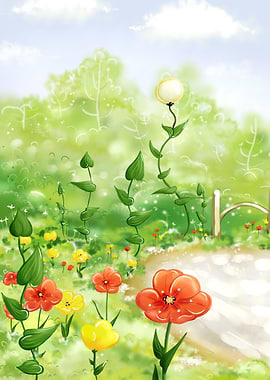 Draw a fantasy world