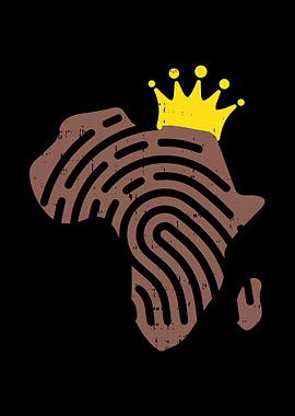 Africa Fingerprint Crown