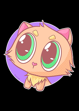 Cat big eyes Meow Pet kids