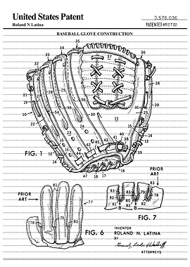 1971 baseball glove