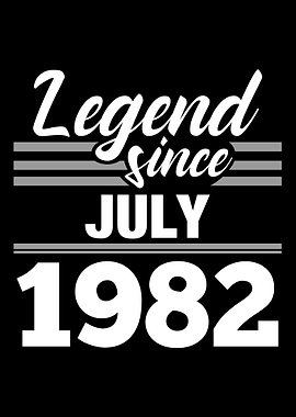 Legend Since July 1982
