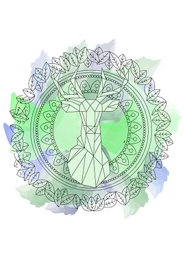 Deer Mandala