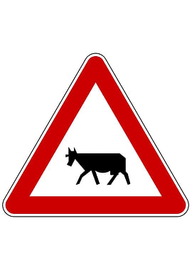 Serbian Road Sign